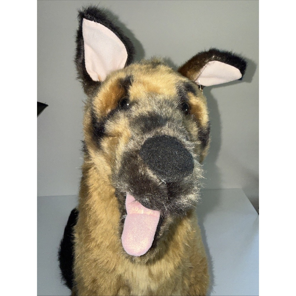 Mellisa & Doug 32" Lifelike German Shepherd Stuffed Animal Dog Plush Pet - Picture 7 of 7